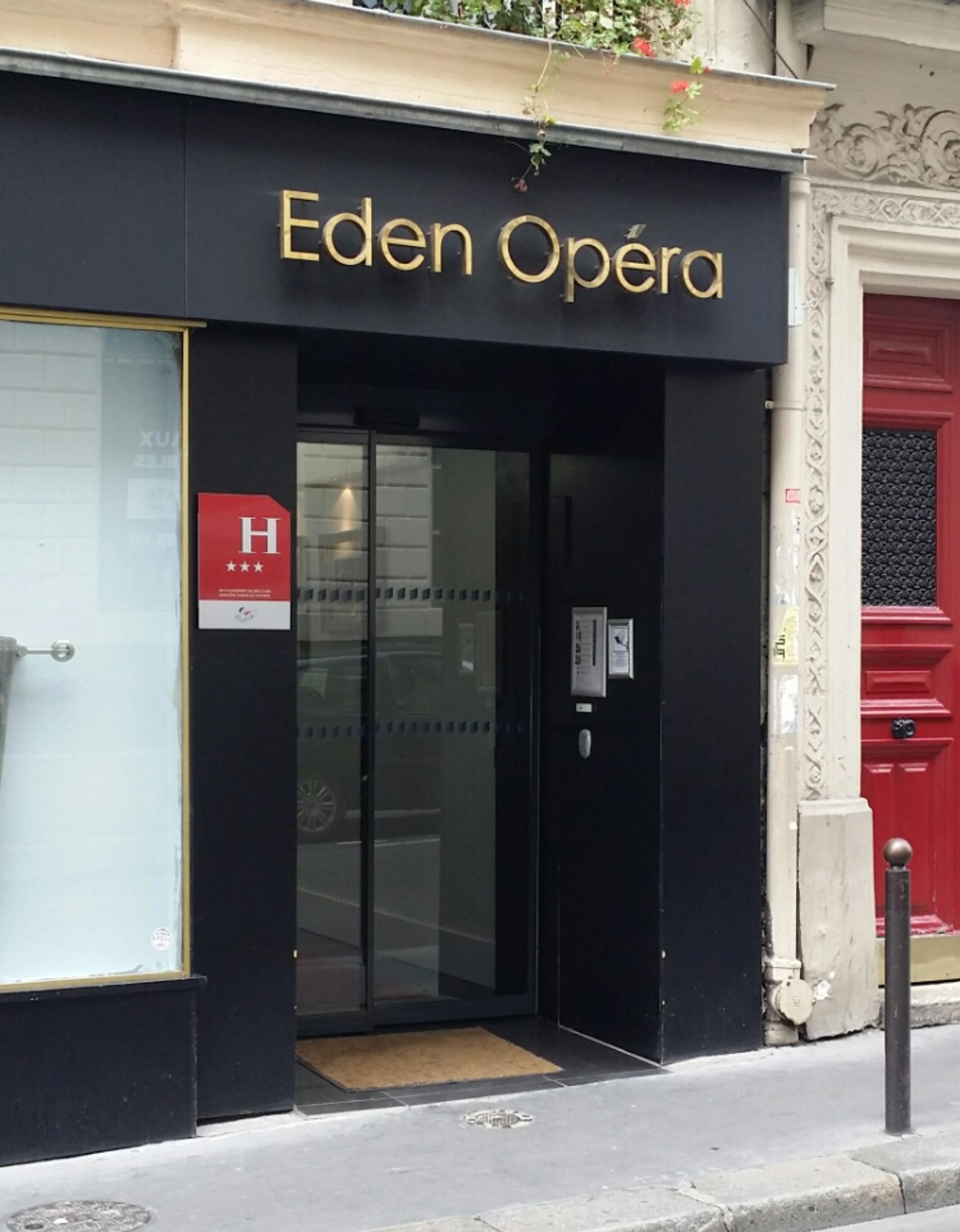 Hotel Eden Opera Párizs Kültér fotó